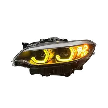 Triple Color LED Headlights For BMW F22 2014-2021 White, Yellow, Amber