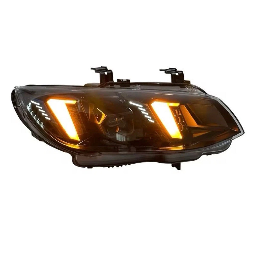 Headlights For Bmw E92 E93 LCI 2010-2013 Snake Eye Yellow White Switching Module