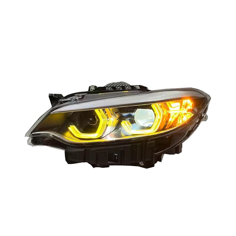 Triple Color LED Headlights For BMW F22 2014-2021 White, Yellow, Amber