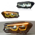 Bmw G30/G38 Headlights for 540i 530i 2018-2020 Triple Color DRL