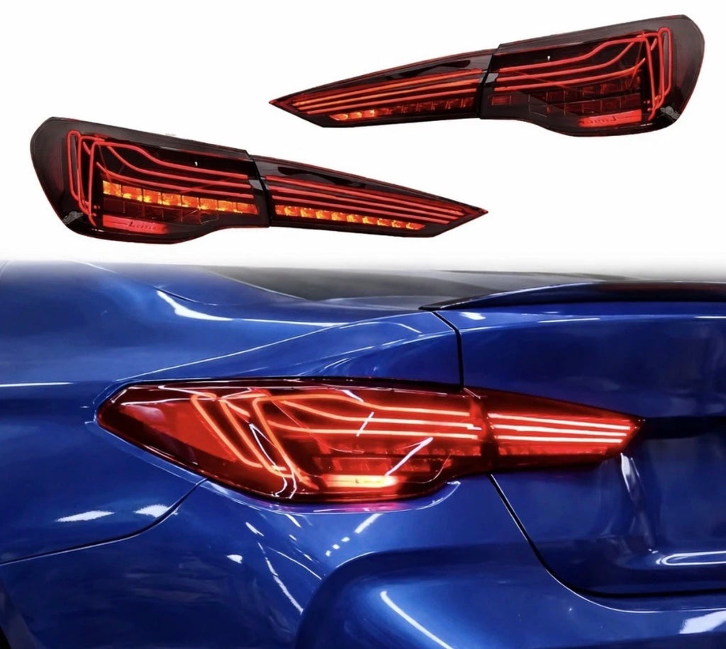 CSL Style Laser Tail Lights for BMW G82/G22 M4, M440i, Plug and Play