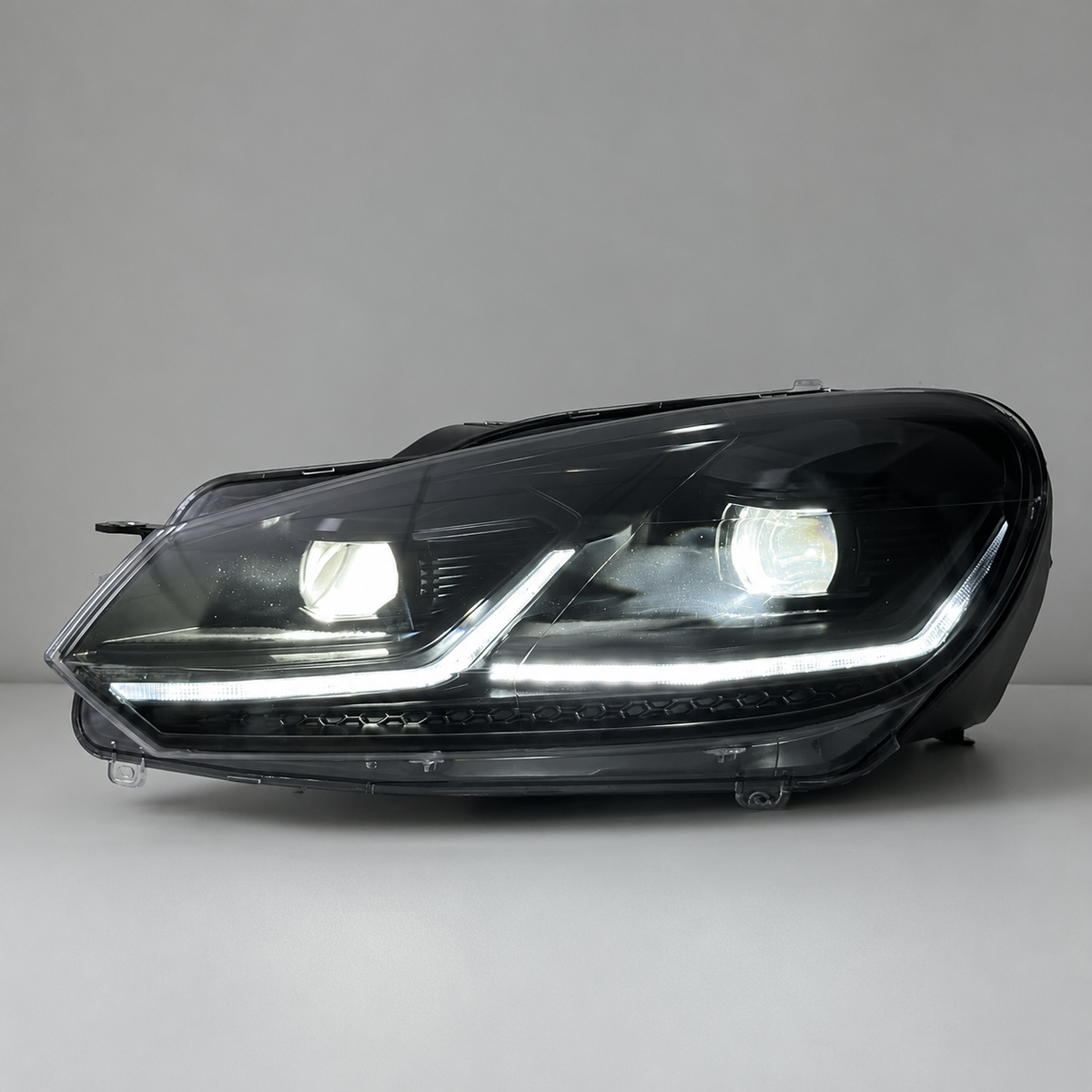 Headlights For Volkswagen Golf 6 Mk6 2010-2014 Dual Color LED