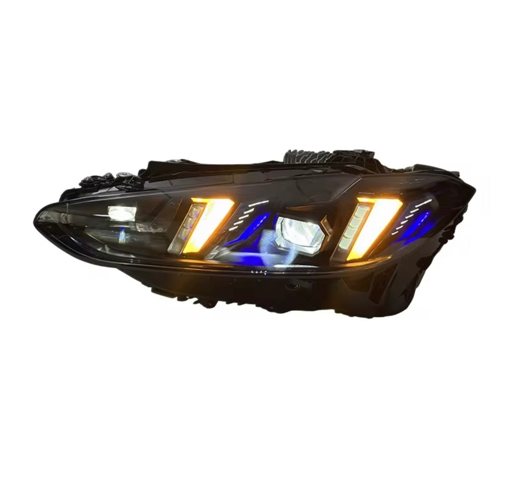 Snake Eye Headlights For BMW G80 G82 G22 2021-2025 Triple Color