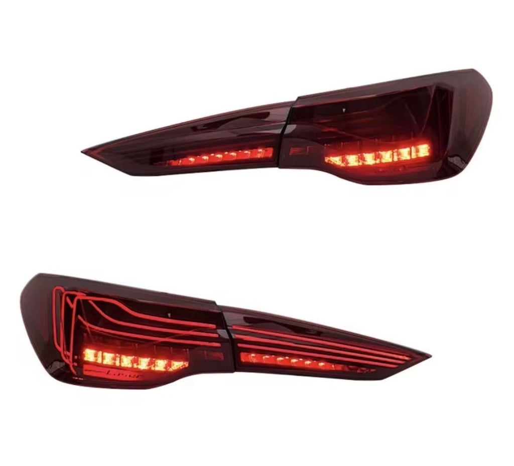 CSL Style Laser Tail Lights for BMW G82/G22 M4, M440i, Plug and Play