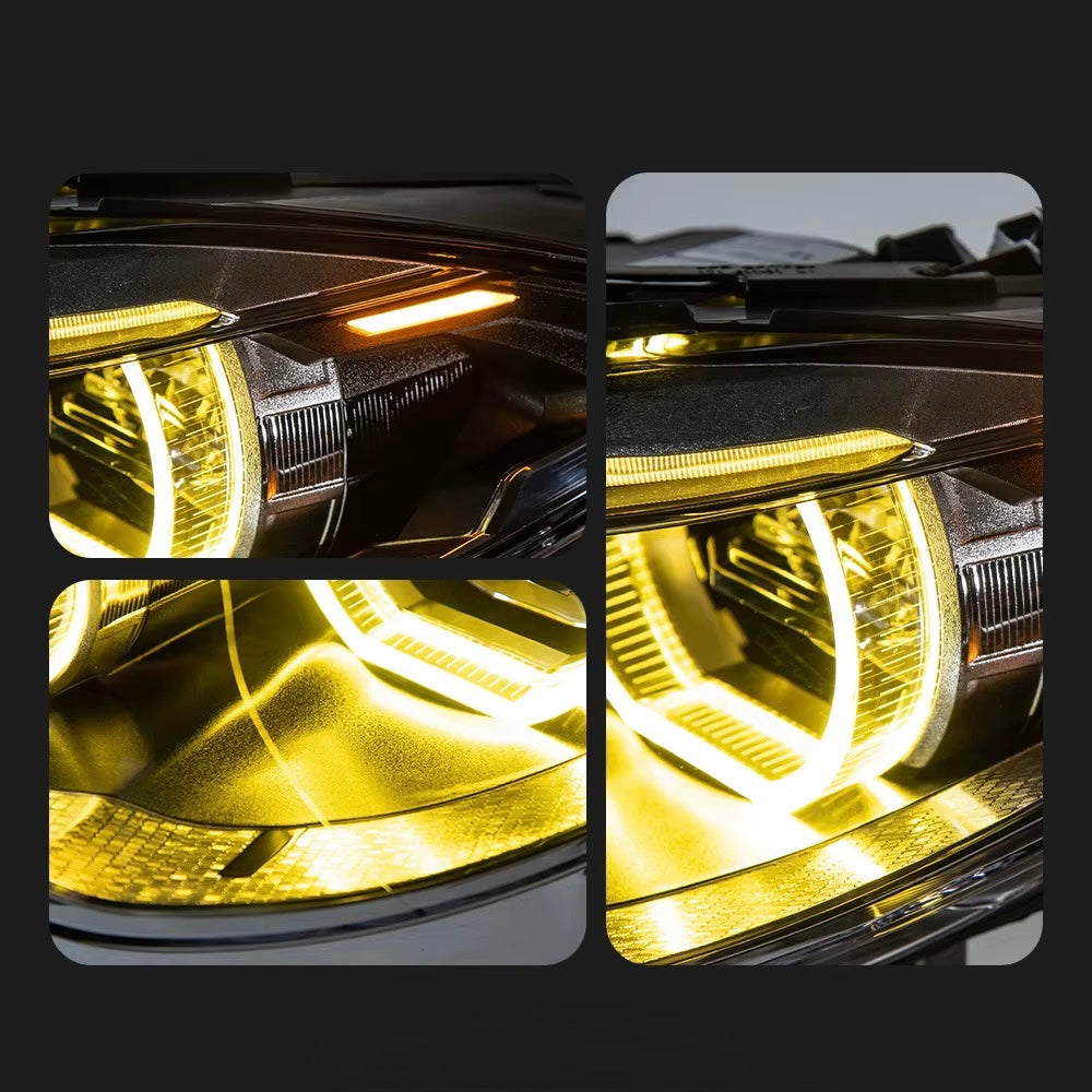 LED Dual Color Headlights For BMW F10 2011-2017 For Xenon (AFS)