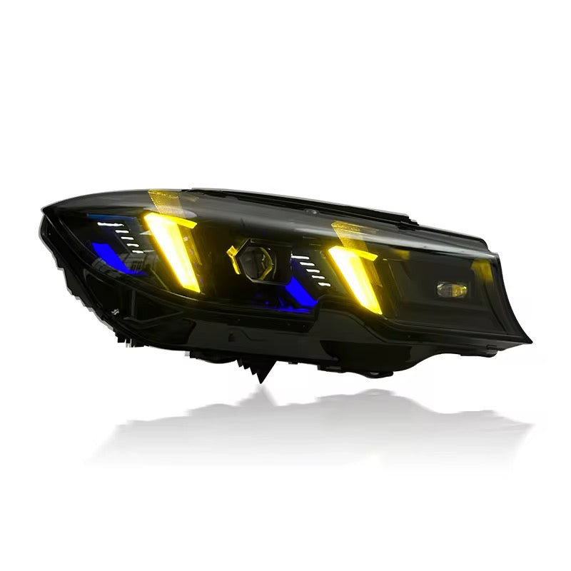 Snake Eye Style Headlights for BMW G20 330i M340i Dual Color LED
