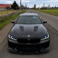Headlights Tri Color Laser Style For BMW 5 Series G30 G31 F90 2017-2020 (LCI Converted)