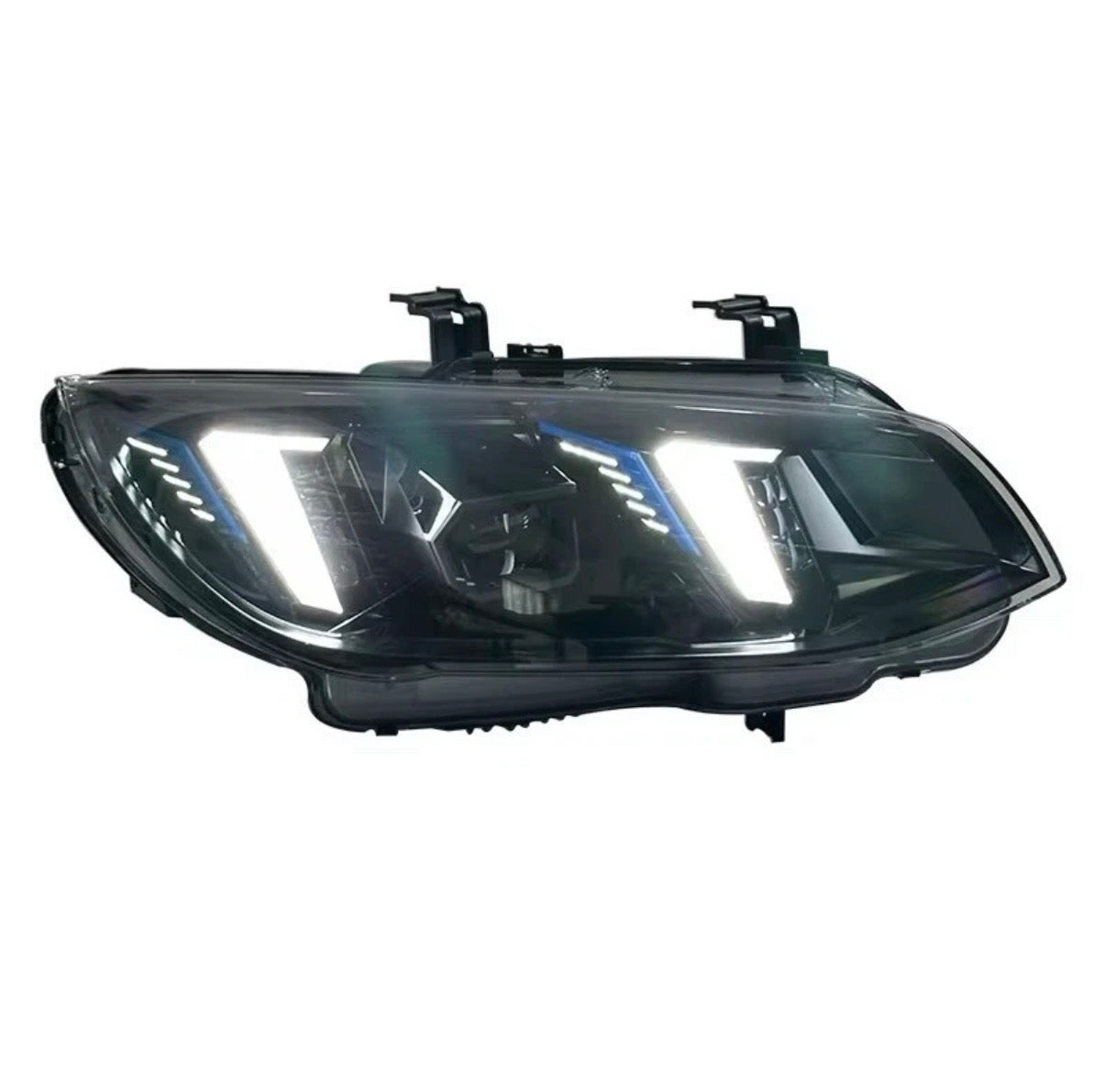 Headlights For Bmw E92 E93 LCI 2010-2013 Snake Eye Yellow White Switching Module