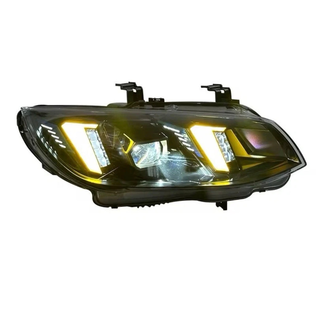 Headlights For Bmw E92 E93 LCI 2010-2013 Snake Eye Yellow White Switching Module
