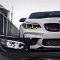 Triple Color LED Headlights For BMW F22 2014-2021 White, Yellow, Amber