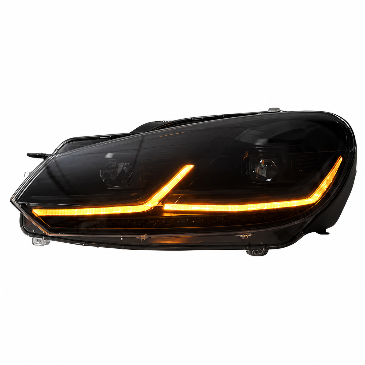 Headlights For Volkswagen Golf 6 Mk6 2010-2014 Dual Color LED