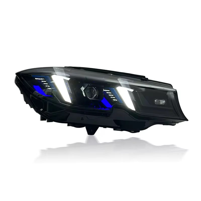 Snake Eye Style Headlights for BMW G20 330i M340i Dual Color LED