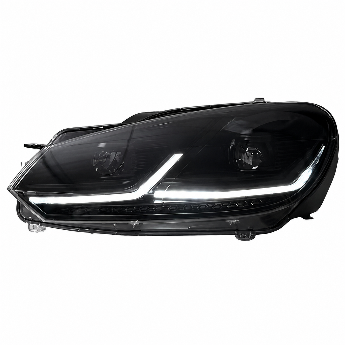 Headlights For Volkswagen Golf 6 Mk6 2010-2014 Dual Color LED