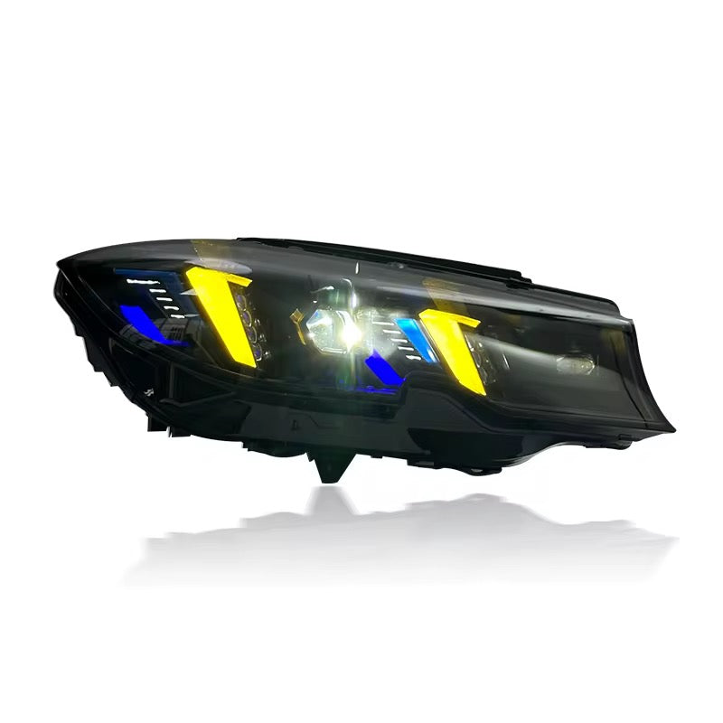 Snake Eye Style Headlights for BMW G20 330i M340i Dual Color LED