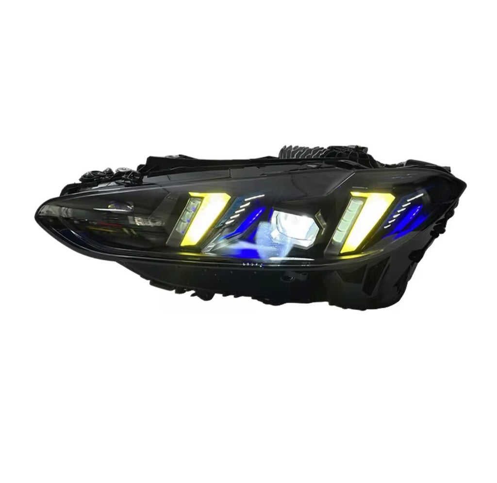 Snake Eye Headlights For BMW G80 G82 G22 2021-2025 Triple Color