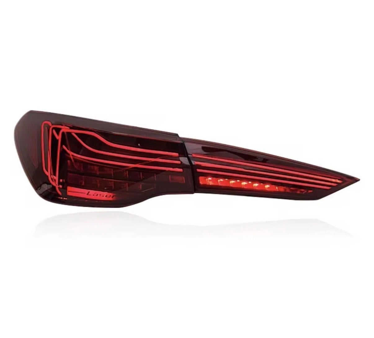 CSL Style Laser Tail Lights for BMW G82/G22 M4, M440i, Plug and Play