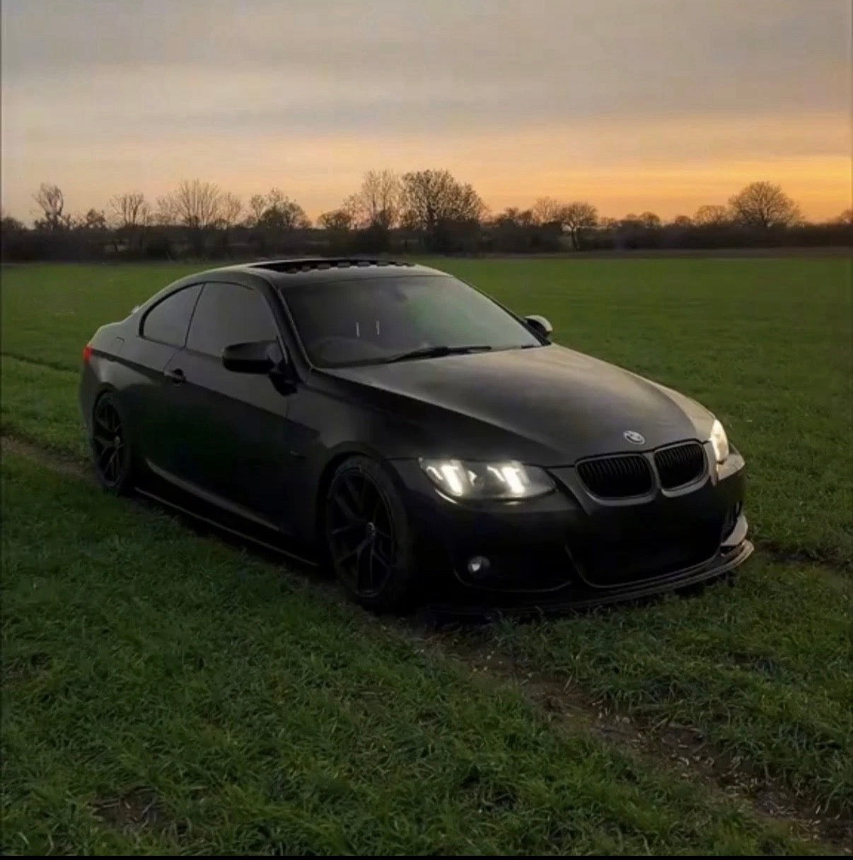 Headlights For Bmw E92 E93 LCI 2010-2013 Snake Eye Yellow White Switching Module