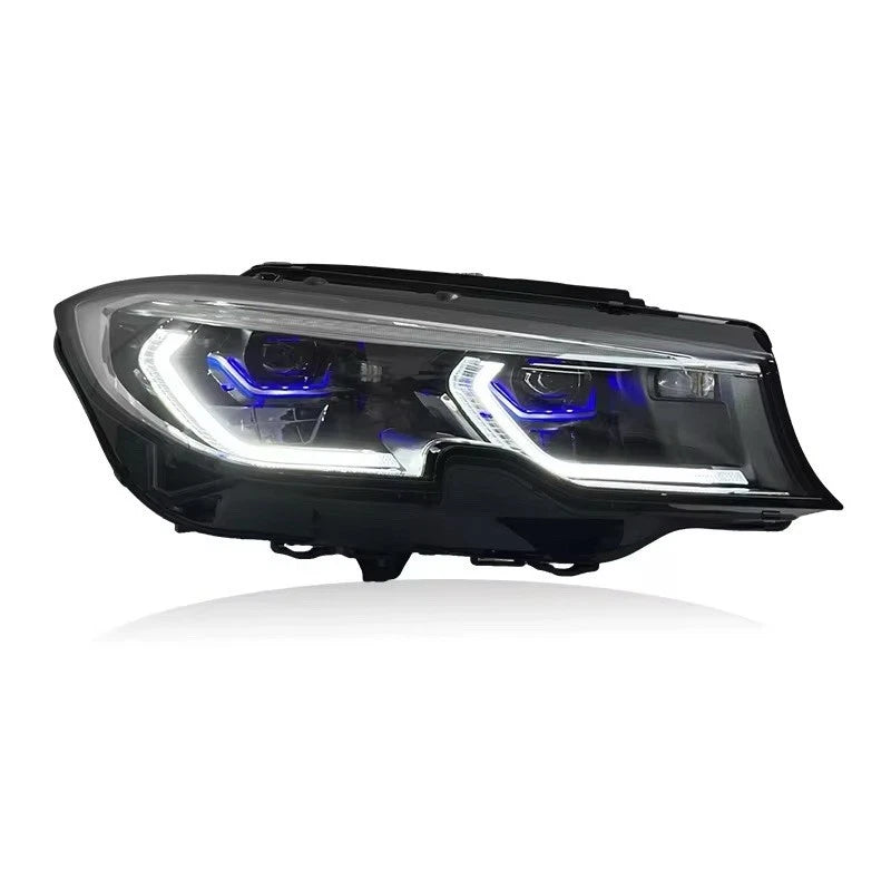 BMW G20 Triple Color Laser Headlights Smoked Fits M340i 330i 2019-2022